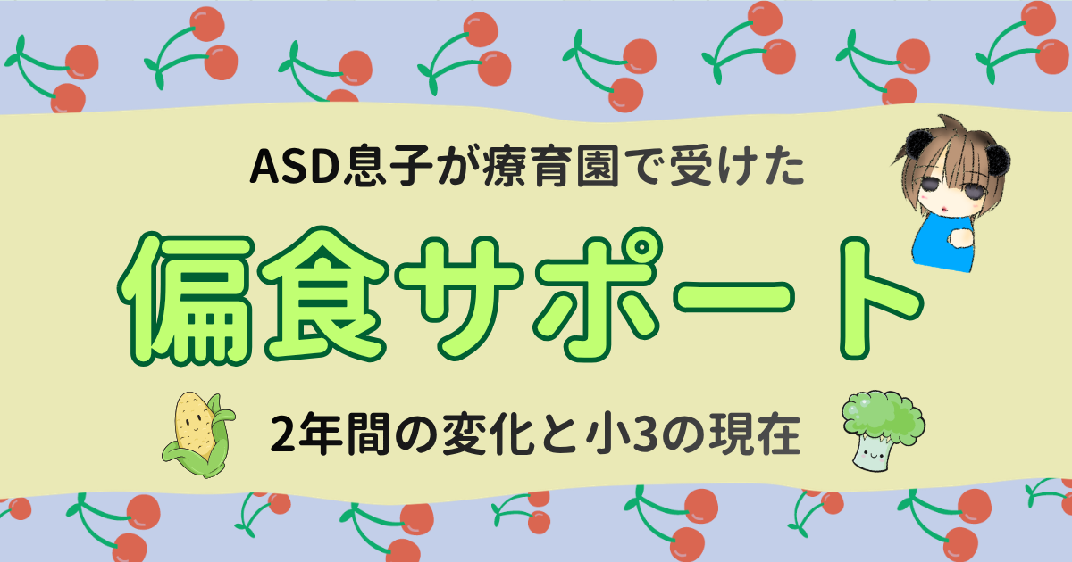 ASD息子の偏食は治る？療育園で受けた2年間のサポートと現在の変化